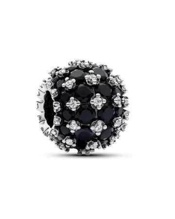 Pandora Moments Sparkling Pavé Round Black hela 792630C04-1