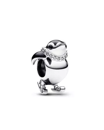 Pandora Skiing Penguin Charm 792988C01