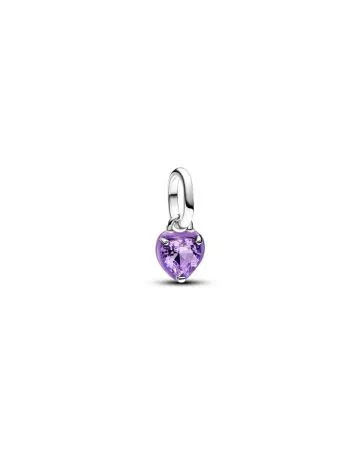 Pandora ME Purple Chakra Heart Mini Dangle Charm 793042C04