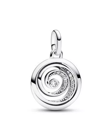 Pandora ME Gratitude Spiral Medallion Charm 793046C01