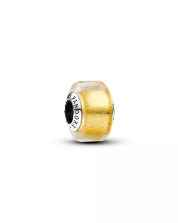 Pandora Golden Mini Murano Glass Charm 793353C00