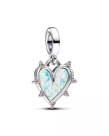 Pandora Friendship Opalescent Double Dangle Charm 793434C01