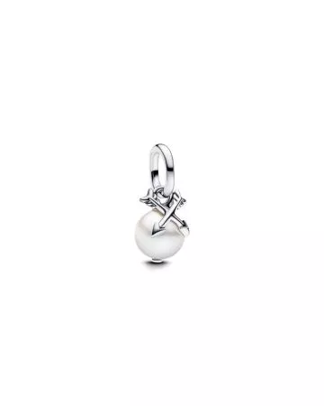 Pandora Pearl & Arrows Mini Dangle Charm 793687C01