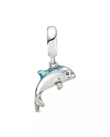 Pandora Shimmerin Dolphin Dangle Charm hela 798947C01-1