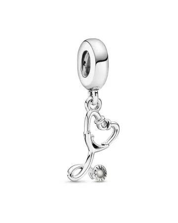 Pandora Passions Stethoscope Heart Charm 799072C01