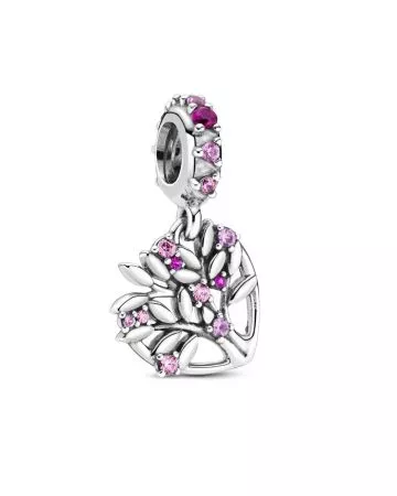 Pandora Pink Heart Family Tree -hela 799153C01