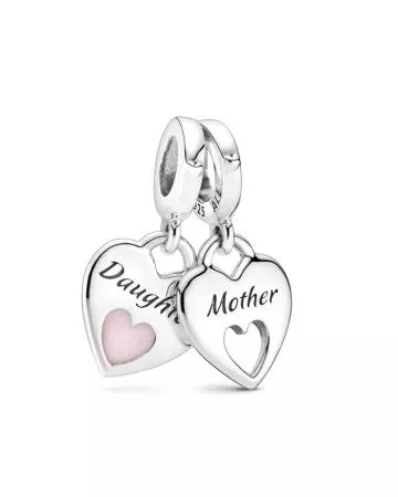 Pandora Mother & Daughter Split Heart hela 799187C01