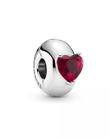 Pandora Red Heart lukkohela 799203C01-1