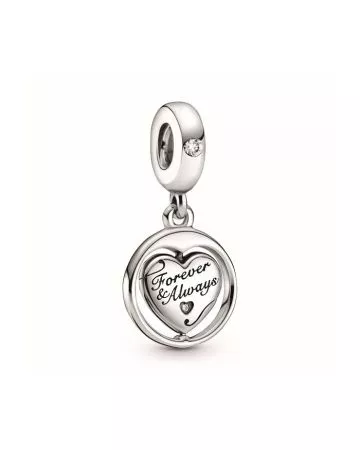 Pandora hela Spinning Forever & Always Soulmate Charm 799266C01