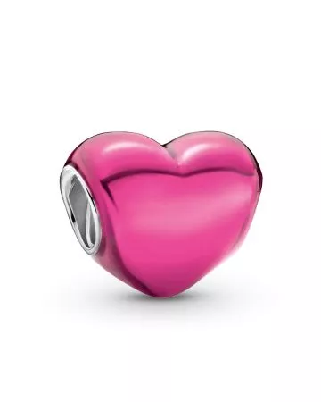Pandora Metallic Pink Heart hela 799291C03