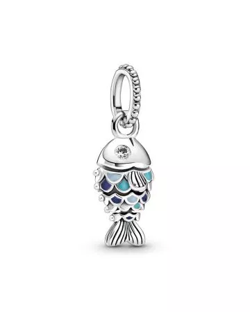 Pandora Blue Scaled Fish -hela 799428C01