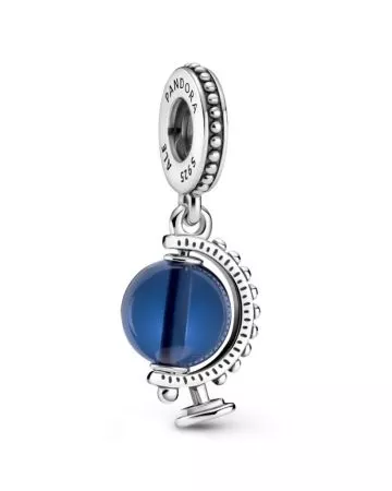 Pandora Blue Globe Charm 799430C01
