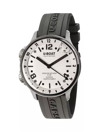U-Boat Capsoil Doppiotempo SS White 8888/B