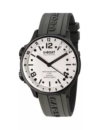 U-Boat Capsoil Doppiotempo DLC White 8889/B