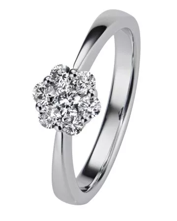 Kohinoor Dahlia -timanttisormus 934-232V-40B4