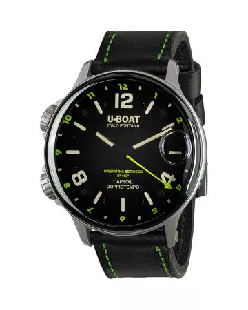 U-Boar Doppiotempo 55 SS Green Rehaut 9676