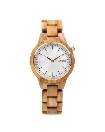 Aarni Vega Oliivipuu -rannekello 6430066270392