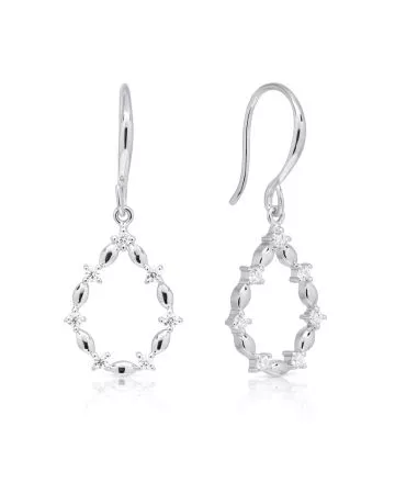 Hopeiset korvakorut / koukku BOL-E0958Z