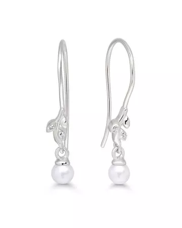 Hopeiset korvakorut / helmi BOL-E3736