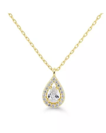 Kullattu hopeakaulakoru / pisara BOL-N6680ZG/40-45cm-1