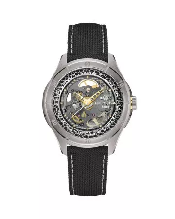 Certina DS Skeleton Automatic Grey Leather C042.407.56.081.10-0