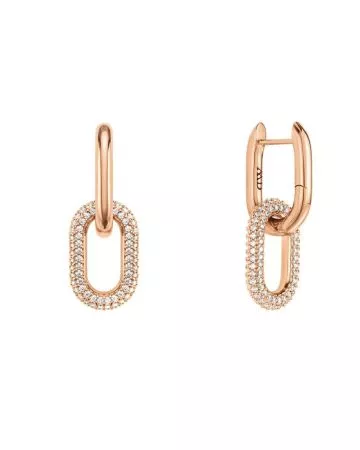 Daniel Wellington Crystal Link Rose Gold korvakorut DW00400576-1