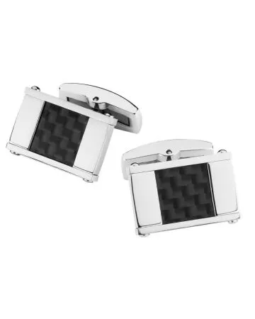 Teräksiset kalvosinnapit, hiilikuitu CL234