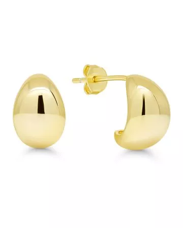 Gold-plated Silver Earrings, Drop E-27628G