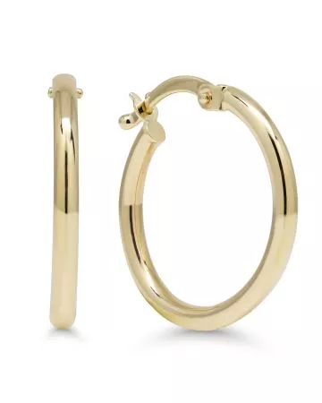 Kultaiset korvarenkaat 19mm  E-6042