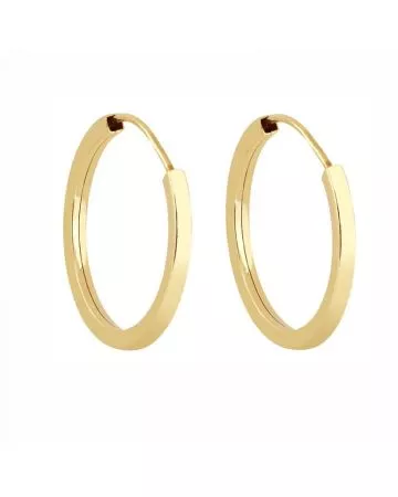 Kultaiset korvarenkaat E15Q15FXPOLY