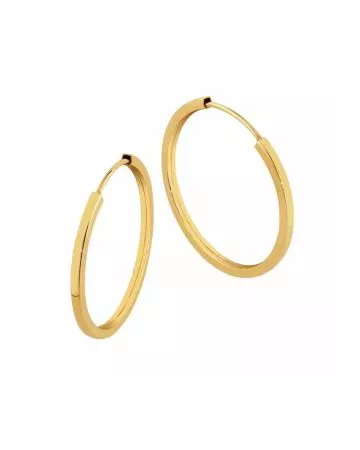 Kultaiset korvakorut 24 mm E15Q20FXD3Y