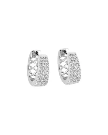 Hopeiset korvakorut E28005