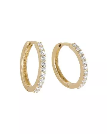 Kultaiset korvarenkaat 16 x 2 mm 9K EE1069-01