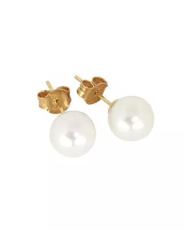 Kultaiset korvakorut, synteettinen helmi ER-PS-7