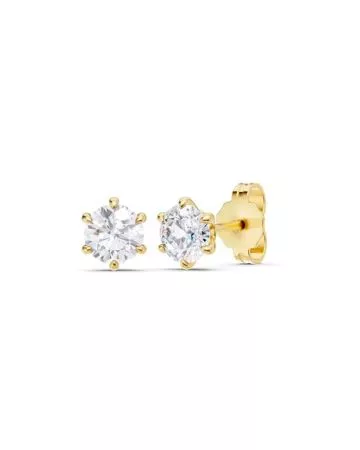 Brilliant Star Earrings, Lab-Grown Diamonds ES11087 YG