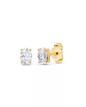 Brilliant Star Earrings, Lab-Grown Diamonds ES11089 YG