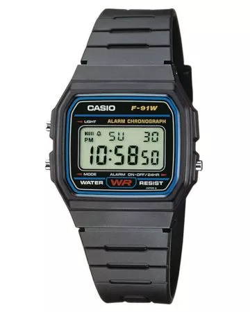 Casio -rannekello F-91W-1YEG-1