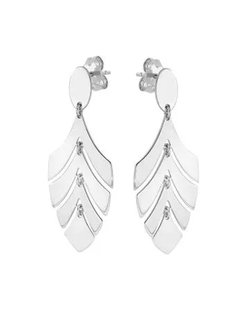 Hopeiset korvakorut F202502-RH