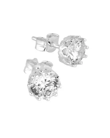 Hopeiset tappikorvakorut F52629 A-18