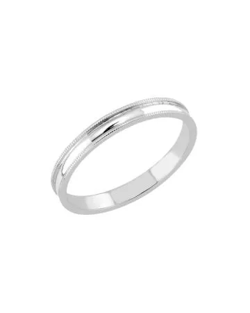 Valkokultainen timanttileikattu sormus FDSH2OB-2