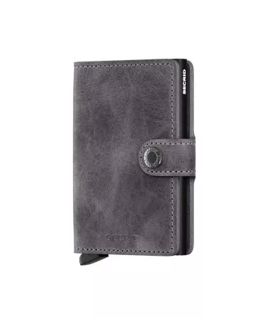 Secrid Miniwallet Vintage Grey-Black MV-GREY-BLACK-1