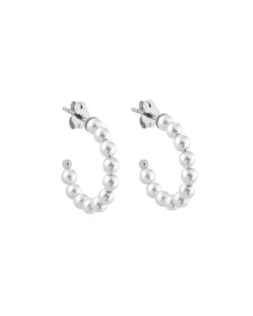 Silver Earrings G242531-WP-9-18-MM-RH