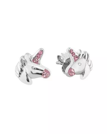 Hopeiset tappikorvakorut, yksisarvinen G81004E A-315