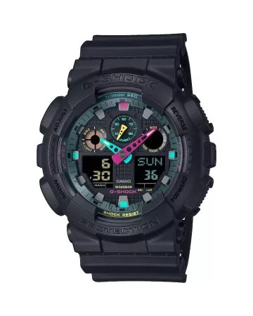 Casio G-Shock Multi Fluorescent Accents GA-100MF-1AER
