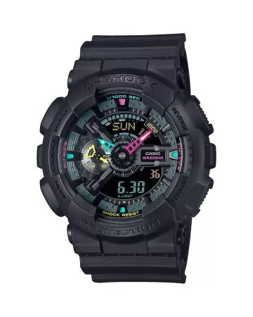 Casio G-Shock Multi Fluorescent Accents GA-110MF-1AER-1