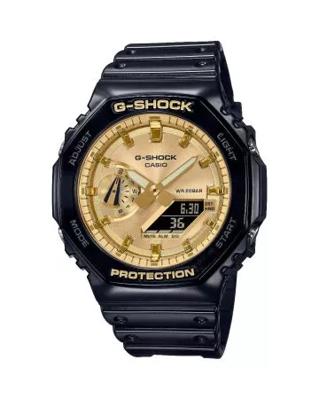 Casio G-Shock Garish Octagon Series Gold Dial GA-2100GB-1AER-1