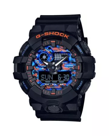 CASIO G-SHOCK M DIGI SINI/ORANSSI 200M-1