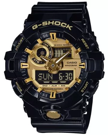 Casio G-Shock -rannekello GA-710GB-1AER-1