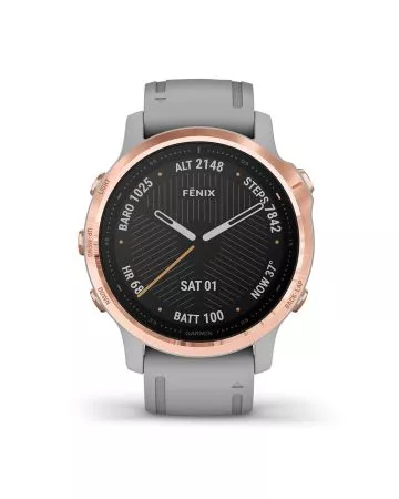 Garmin Fenix 6S Sapphire Rose-Harmaa 010-02159-21