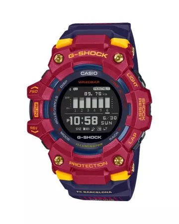 Casio G-Squad Step Tracker FC Barcelona Limited Edition GBD-100BAR-4ER-1